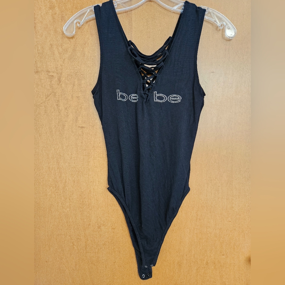 BEBE Crisscross Bodysuit